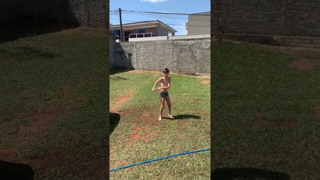 Banho de mangueira…..