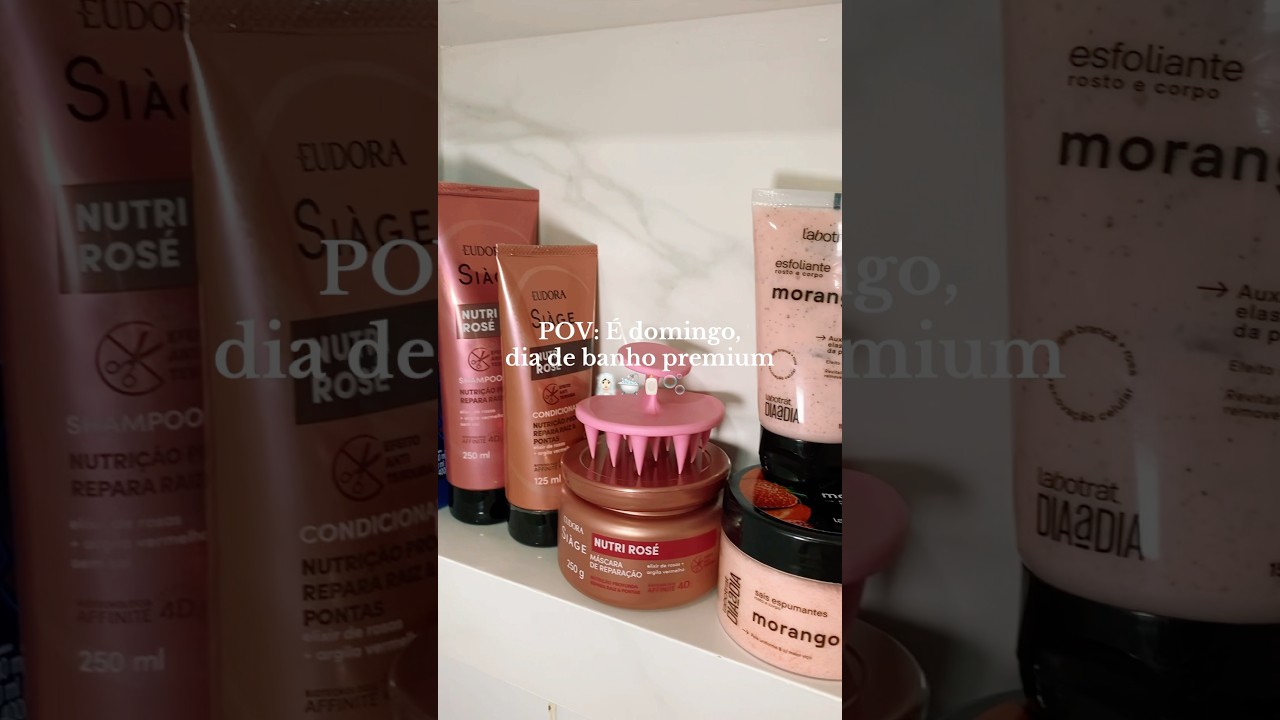 Banho premium 🧖🏻‍♀️🛁🧴🫧
