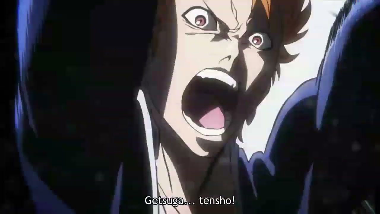 Bankai and Getsuga Tenshou / Bleach TYBW Clip