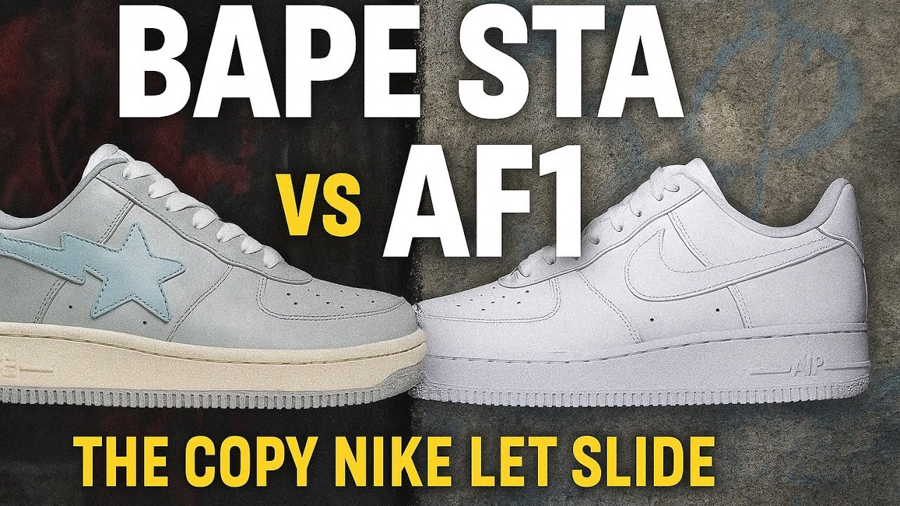 BAPE STA vs Air Force 1: The Copy Nike Let Slide | Deadstock Files Ep. 05
