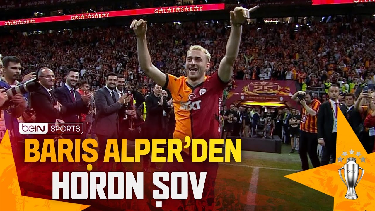 Barış Alper Yılmaz'ın Sahneye Çıkış Anları l Galatasaray'ın 25. Şampiyonluk Kutlamaları