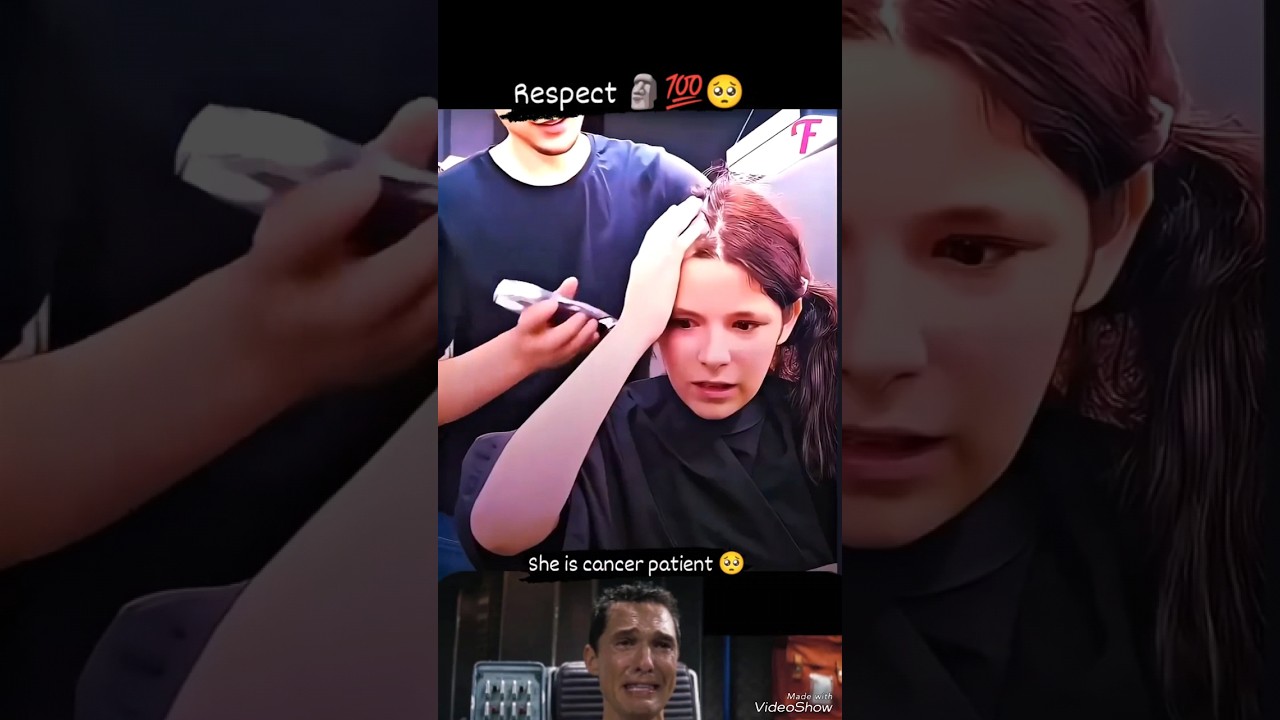barber respect cancer 😢 #style #share #thanks #hairstyle #viralshort #america #amazing #hair