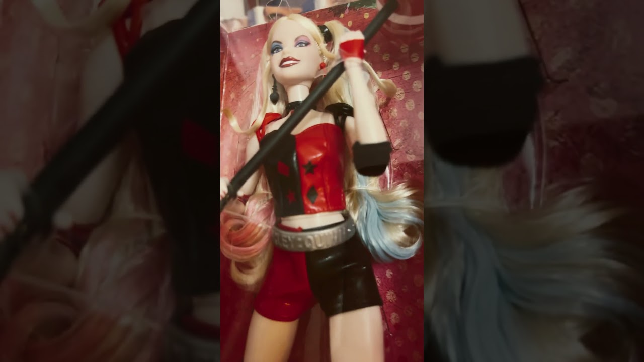Barbie as Harley Quinn #music #unstoppable #barbiedoll #batman #harleyquinn #toy #fyp #barbiegirl