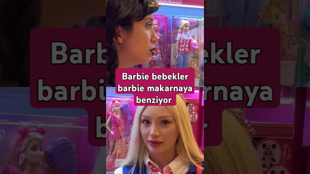 Barbie bebekler uzunmakarna'ya benziyor mu ? #uzunmakarna #wednesday #özgürbalakar #shorts