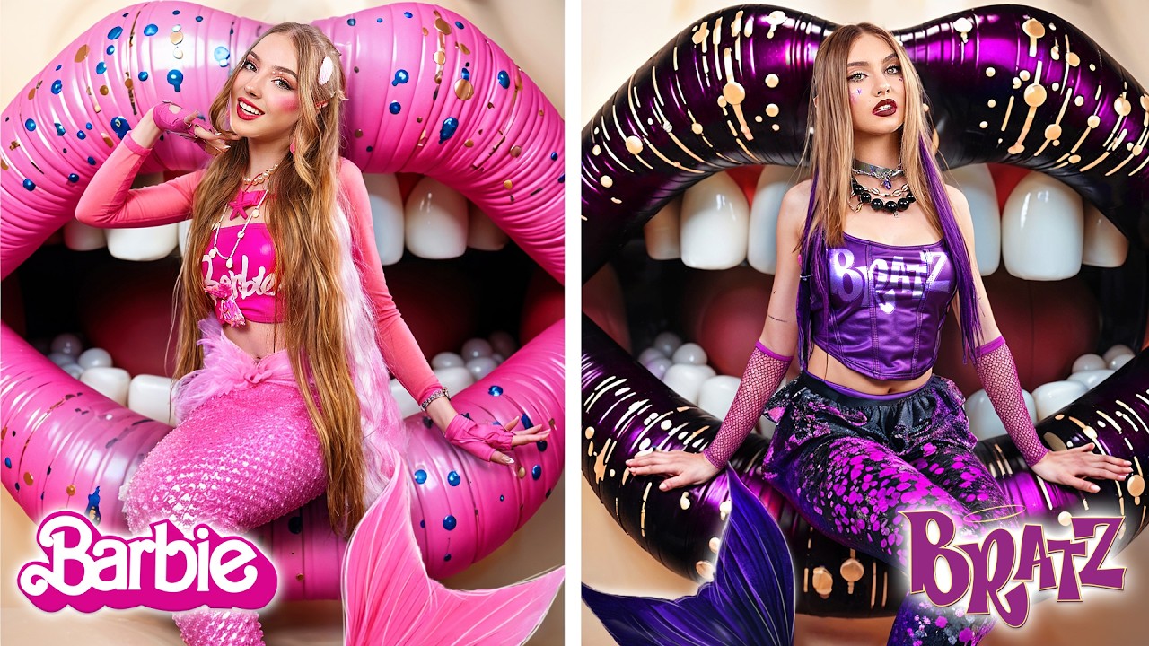 Barbie Deniz Kızı vs Bratz Deniz Kızı! Oyuncak Bebekler İçin Rüya Gibi Bir Değişim