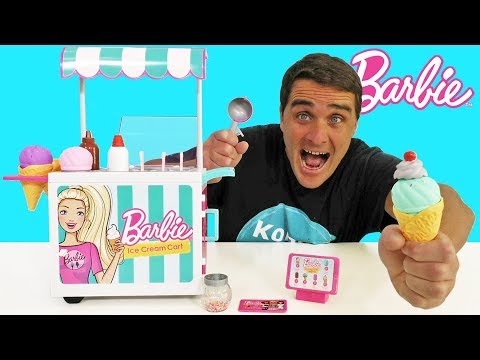 Barbie Ice Cream Cart Set ! || Toy Review || Konas2002