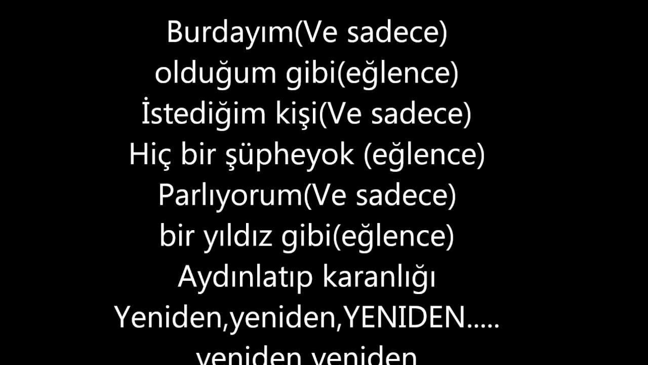 Barbie Prenses & Popstar - Burdayım - Sözleri
