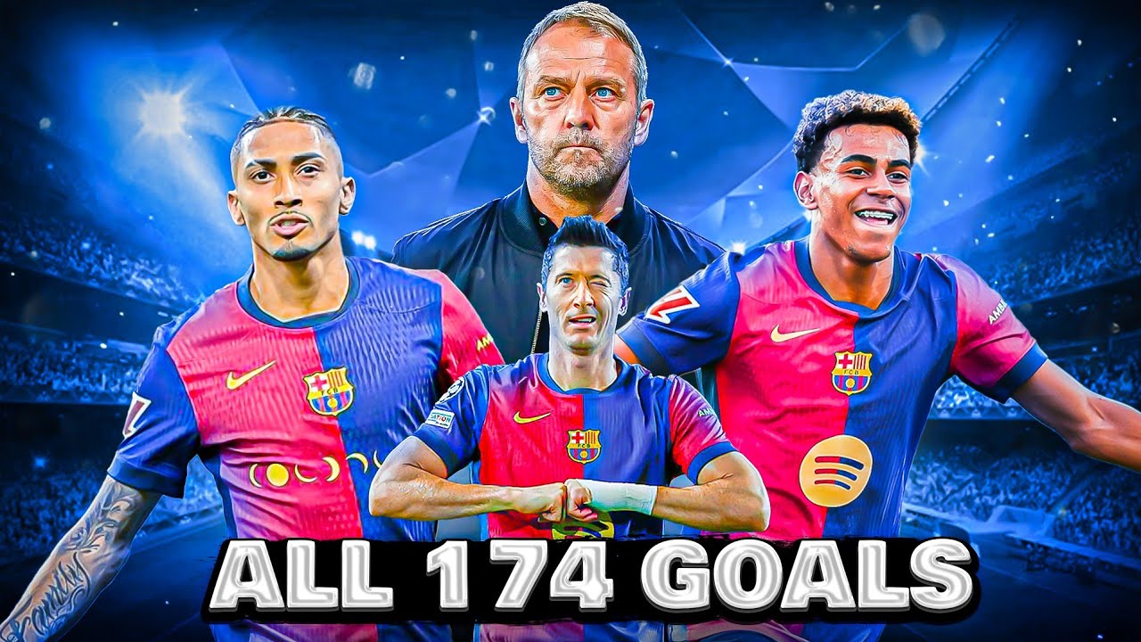 Barcelona - All 174 Goals in 2024/25 Season