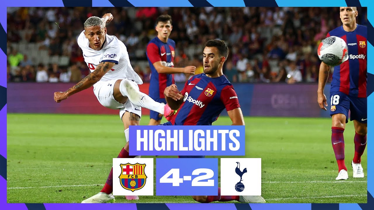 BARCELONA 4-2 TOTTENHAM HOTSPUR | HIGHLIGHTS