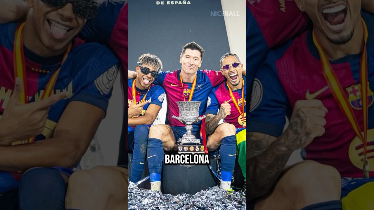 Barcelona Juara Super Copa 2025🏆 Usai Bantai Real Madrid 5-2 #supercopa2025 #elclasico2025