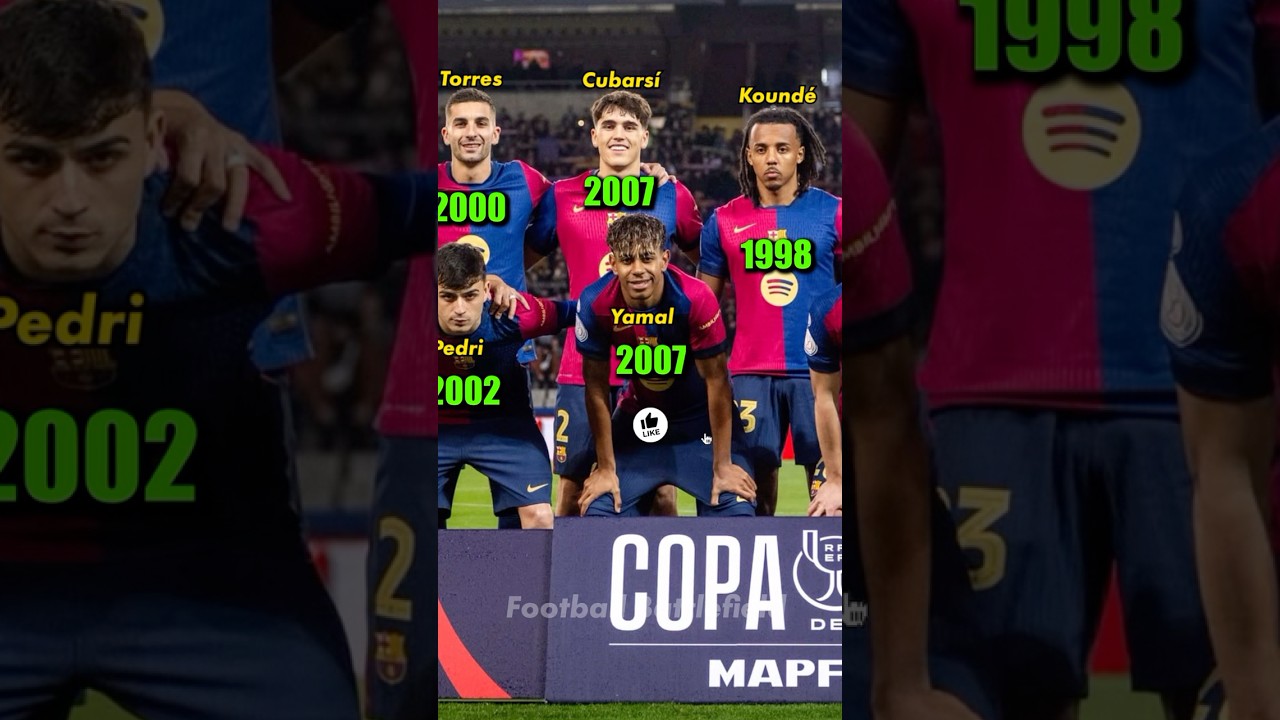Barcelona squad vs Atletico Madrid (4-4) Copa del Rey Semi-Finals 24/25🔥What year of birth?🤔#barca