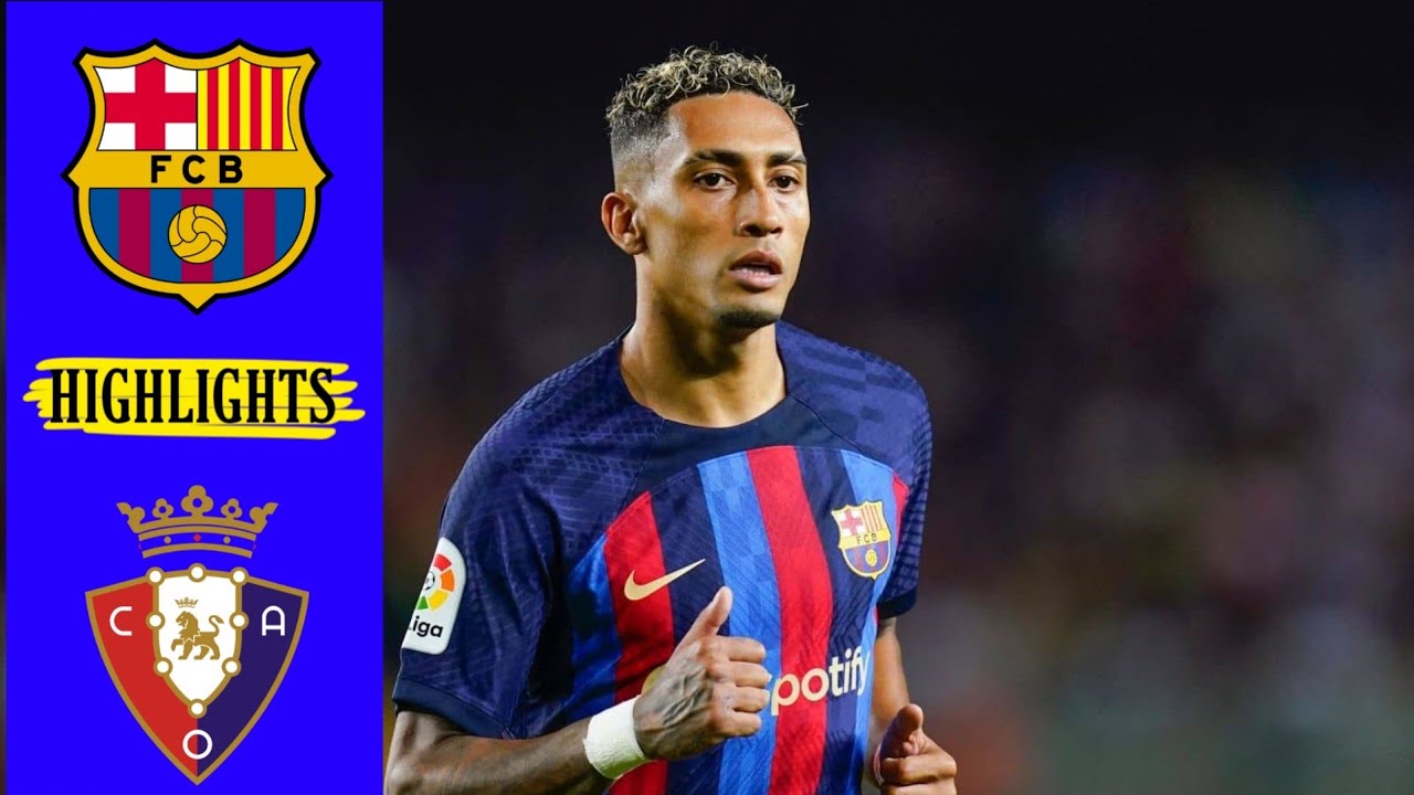 Barcelona vs Osasuna 1:0 Highlights Laliga 2022/23