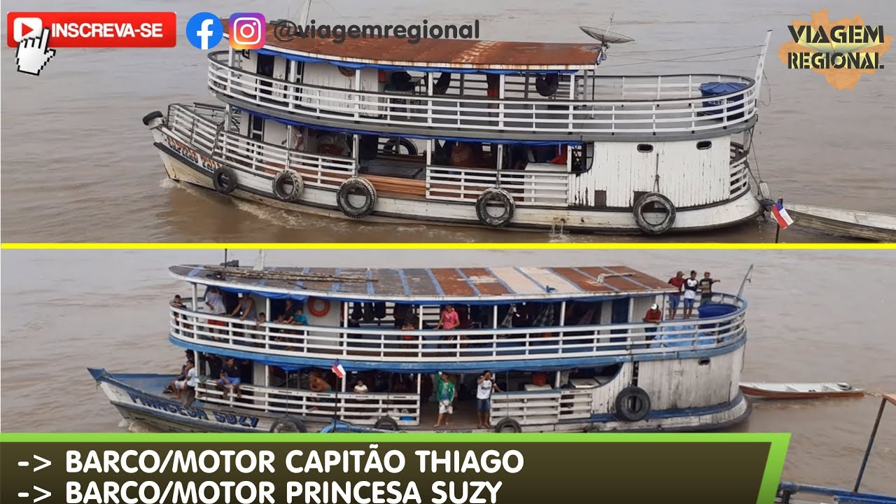 Barcos CAPITÃO THIAGO e PRINCESA SUZY - 13/03/2022.