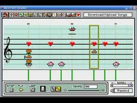 Bare It's Fangs [Tales of Destiny] on Mario Paint Composer