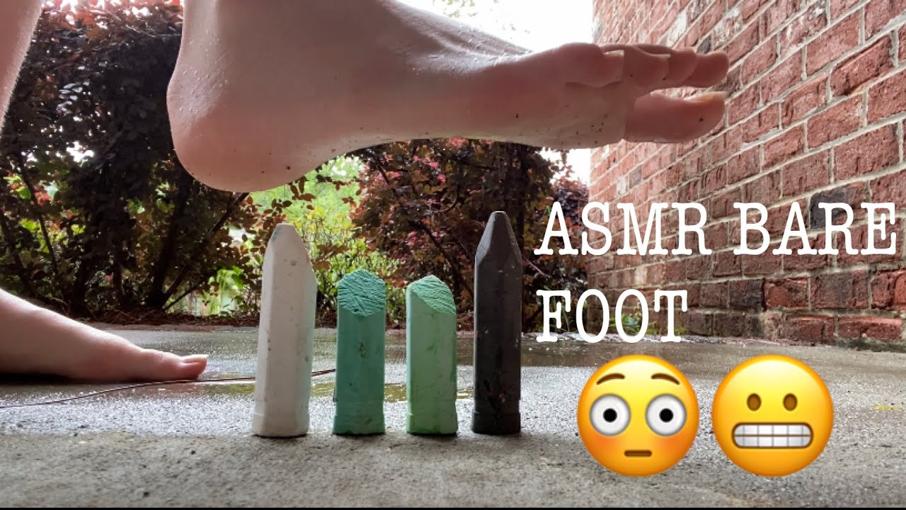 BAREFOOT STEPPING ON STUFF ASMR