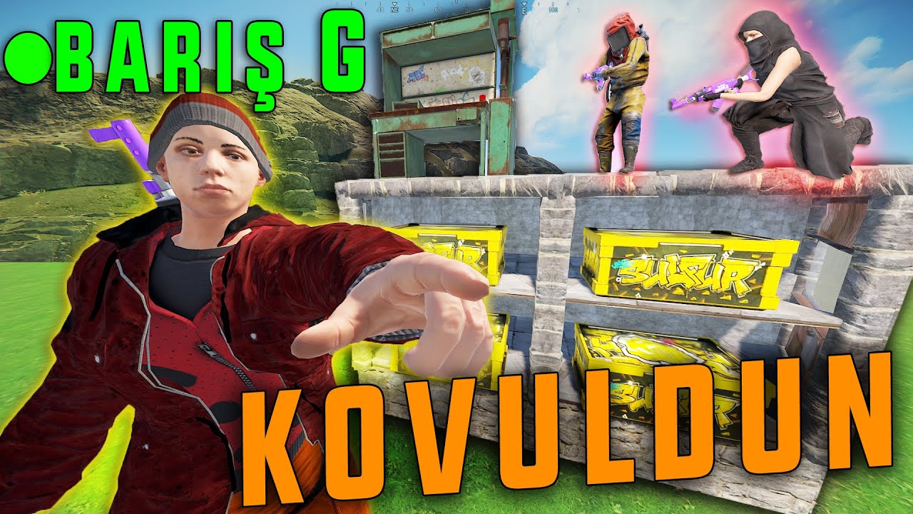 BARIŞ G BENİ TAKIMDAN ATTI ! (MEGA KLAN EVLERİNİ RAİDLEDİK)! Rust Türkçe Bölüm 2
