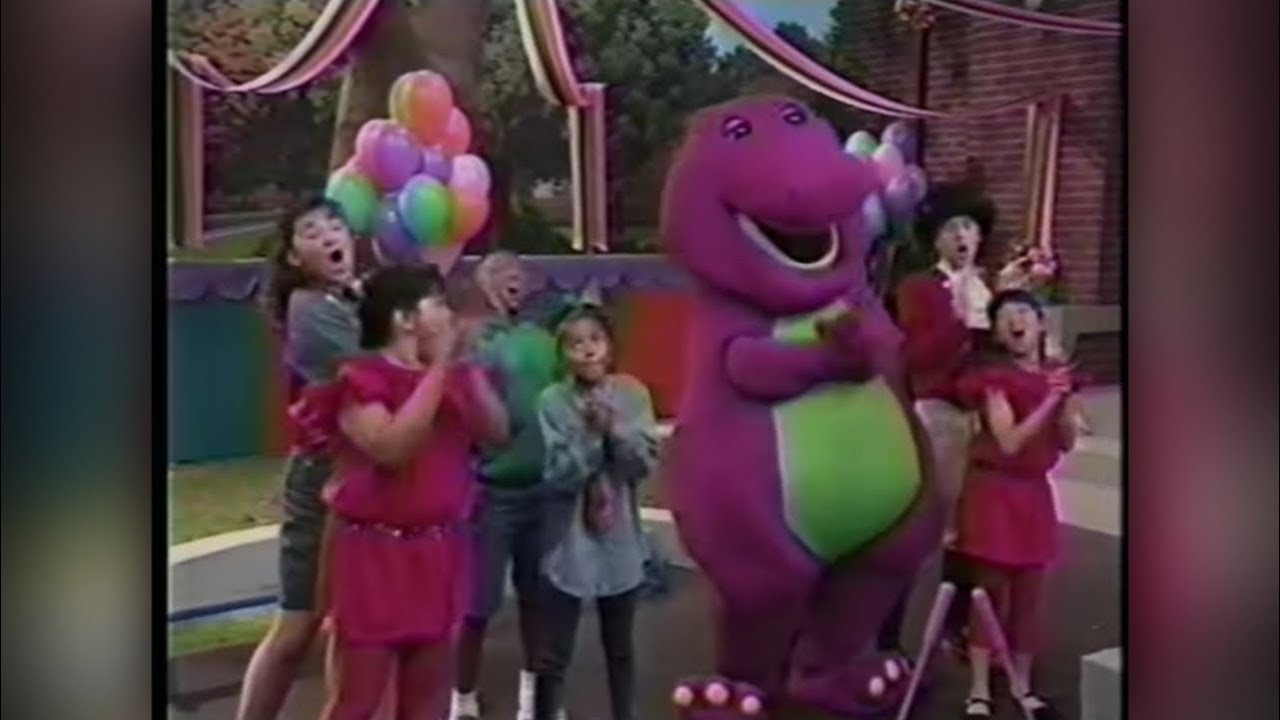 Barney & Friends: (S2E11) The Exercise Circus [1993] - KVIE  (PBS) broadcast [1995] (Pledge drive)
