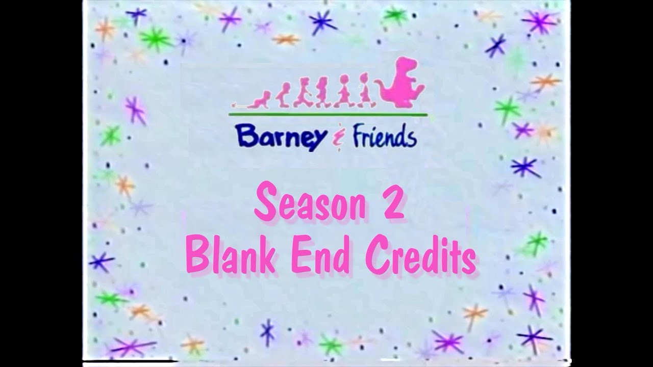 Barney & Friends Season 2/Love To Read With Barney Blank End Credits (Read Desc.)