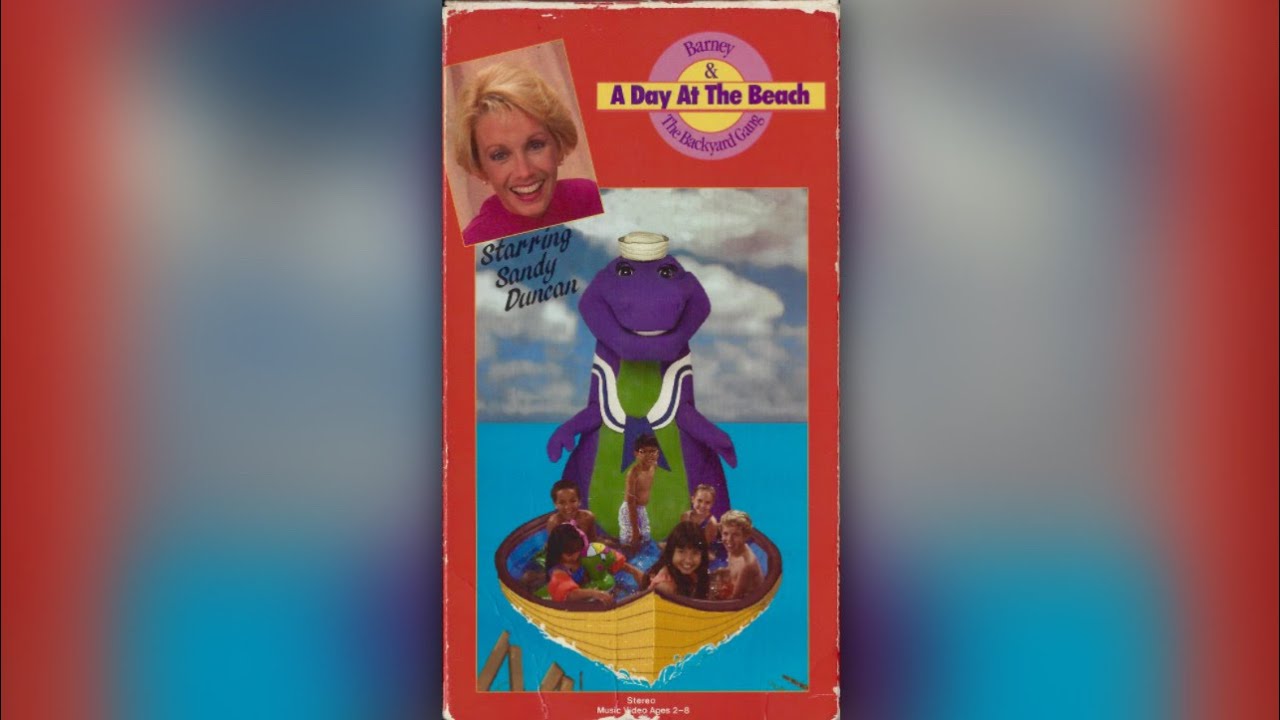 Barney: A Day at the Beach [1989] - 1989 VHS Release