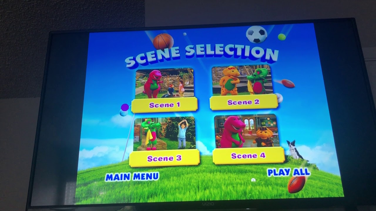 Barney A Super Dee Duper Day Scene Selection
