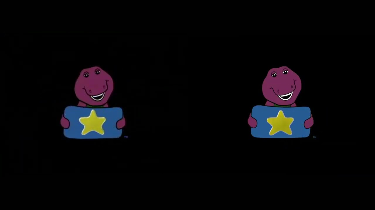 Barney Home Video 1995 Logo Comparison (Original vs Remake Version)