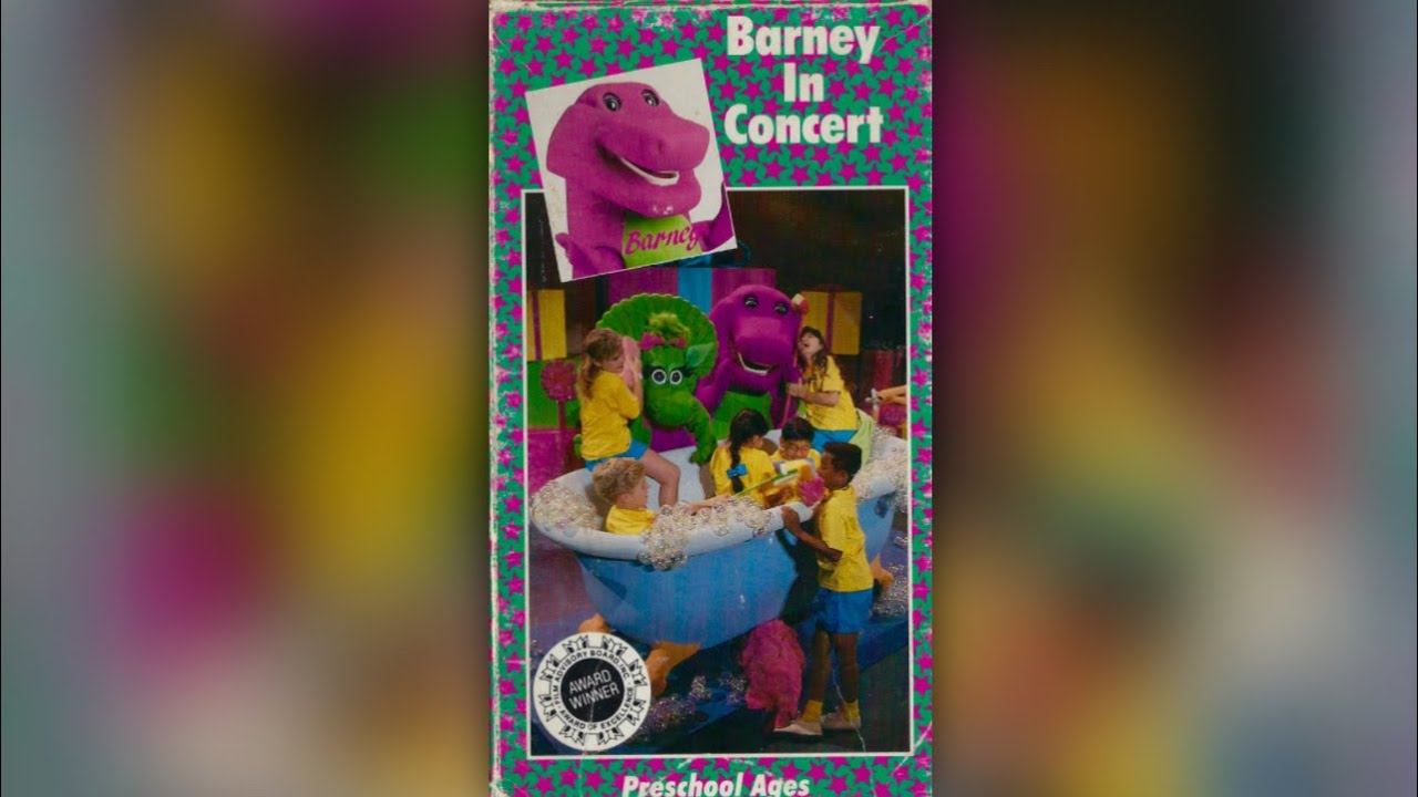 Barney in Concert [1991] - 1991 VHS Release