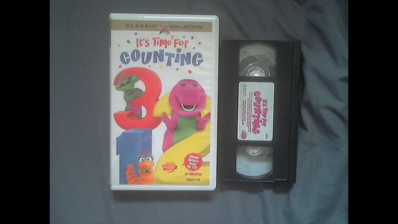 Barney: It's Time For Counting 1997 VHS