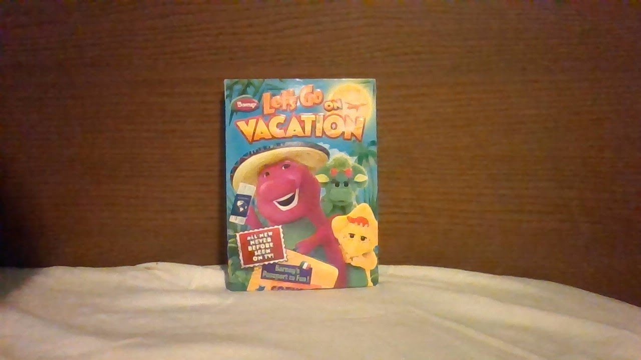 Barney Let's Go on Vacation DVD