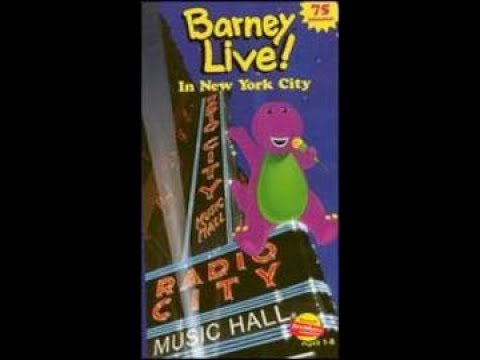 Barney Live! in New York City 2000 VHS (How it Should Have Been in My Opinion)