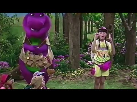 Barney Song : Little Cabin in the Forrest Green (Campfire Sing-along)