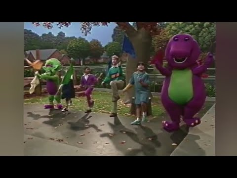 Barney Song : Wave The Flags (Red, Blue And Circles Too !)