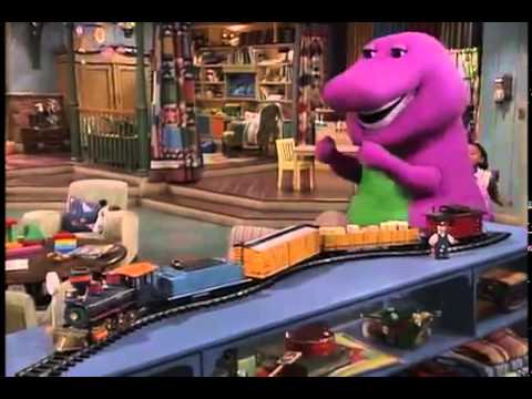 Barney The Caboose Rides in the Back