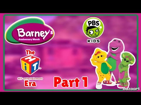 Barney's Anniversary Month: The Barney Home Videos The Hit Entertainment Era Part 1