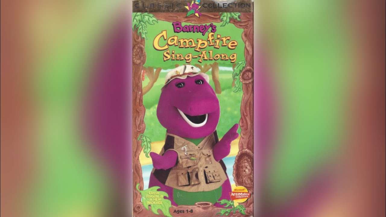 Barney’s Campfire Sing-Along [1990] - 1996 VHS Release