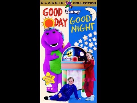 Barney's Good Day, Good Night 1997 VHS