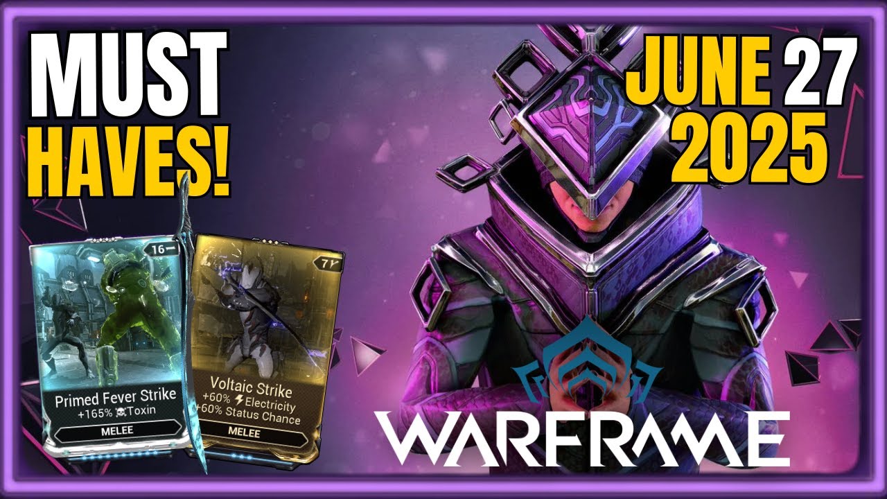 Baro Ki'Teer Must Buys – June 27, 2025 (Warframe Weekly Picks!)