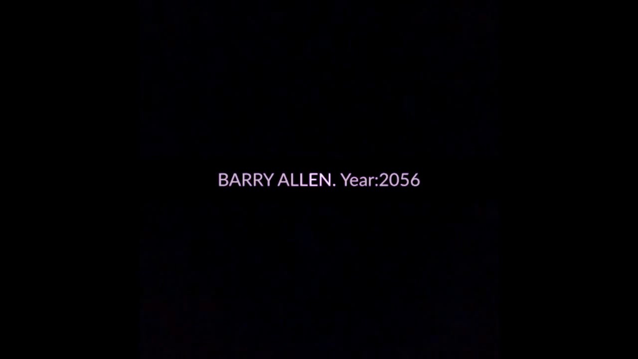 Barry Allen 2056 message