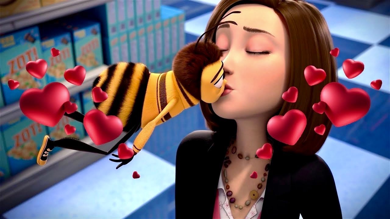 Barry and Vanessa Kiss!? 😳🐝 | Bee Movie Parody