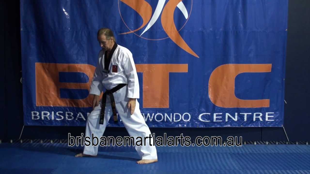 Basics - Outer Block in Front Stance - Brisbane Taekwondo Centre