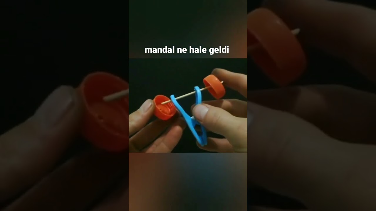 basit bir mandal ve kapak ile neler olduğuna inanamayacaksınız#shorts