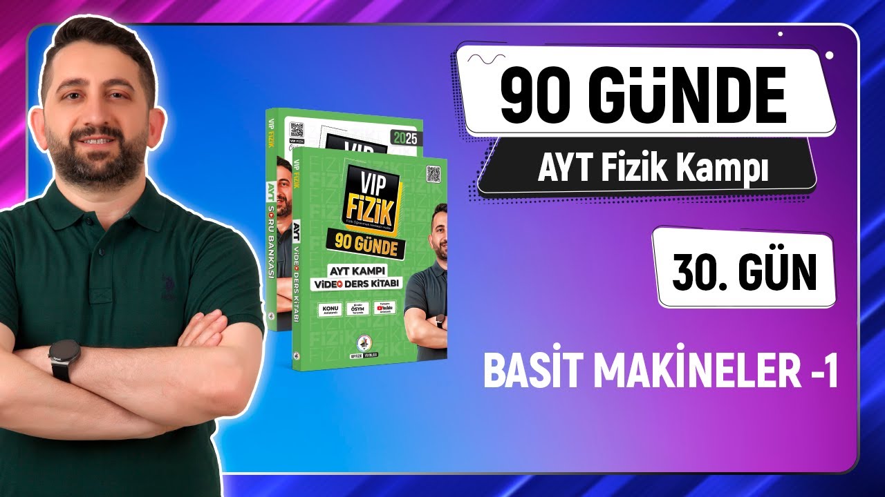 Basit Makineler Konu Anlatımı -1 | 2025 AYT Fizik kampı