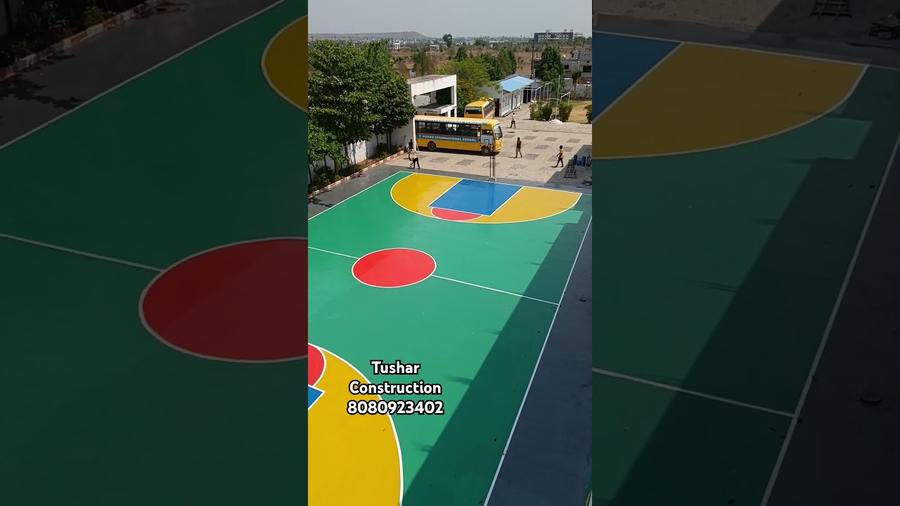 Basketball court Coating Just completed