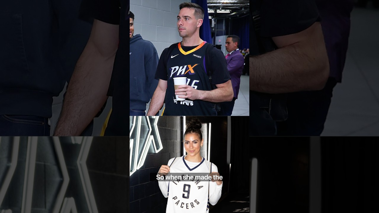 Basketball runs in the family 💛 🧡T.J. McConnell talks about his support for his sister, Megan!