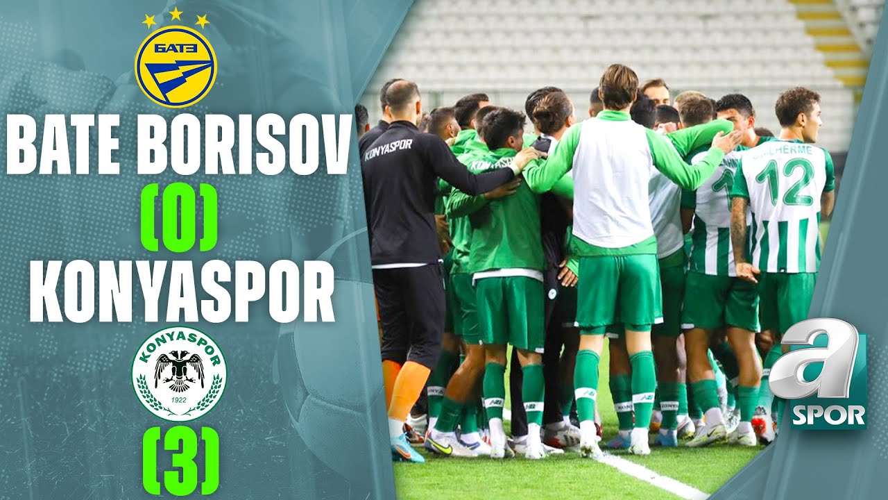 BATE Borisov 0-3 Konyaspor (UEFA Konferans Ligi 2. Ön Eleme Turu 1. Maçı) 21.07.2022