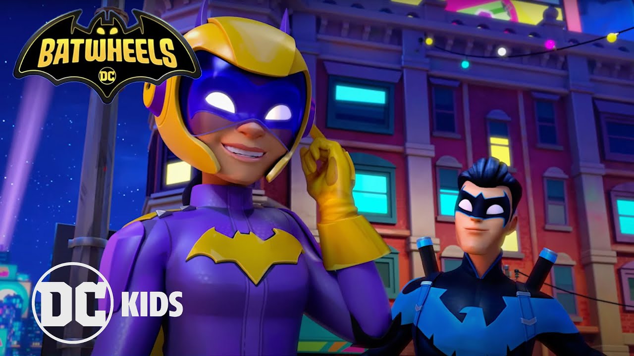 Batgirl & Nightwing Out On A Mission! | Batwheels | @dckids