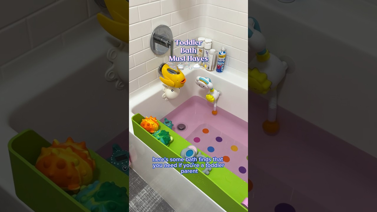 Bath essentials for toddler parents. ✨🫧🛁✨