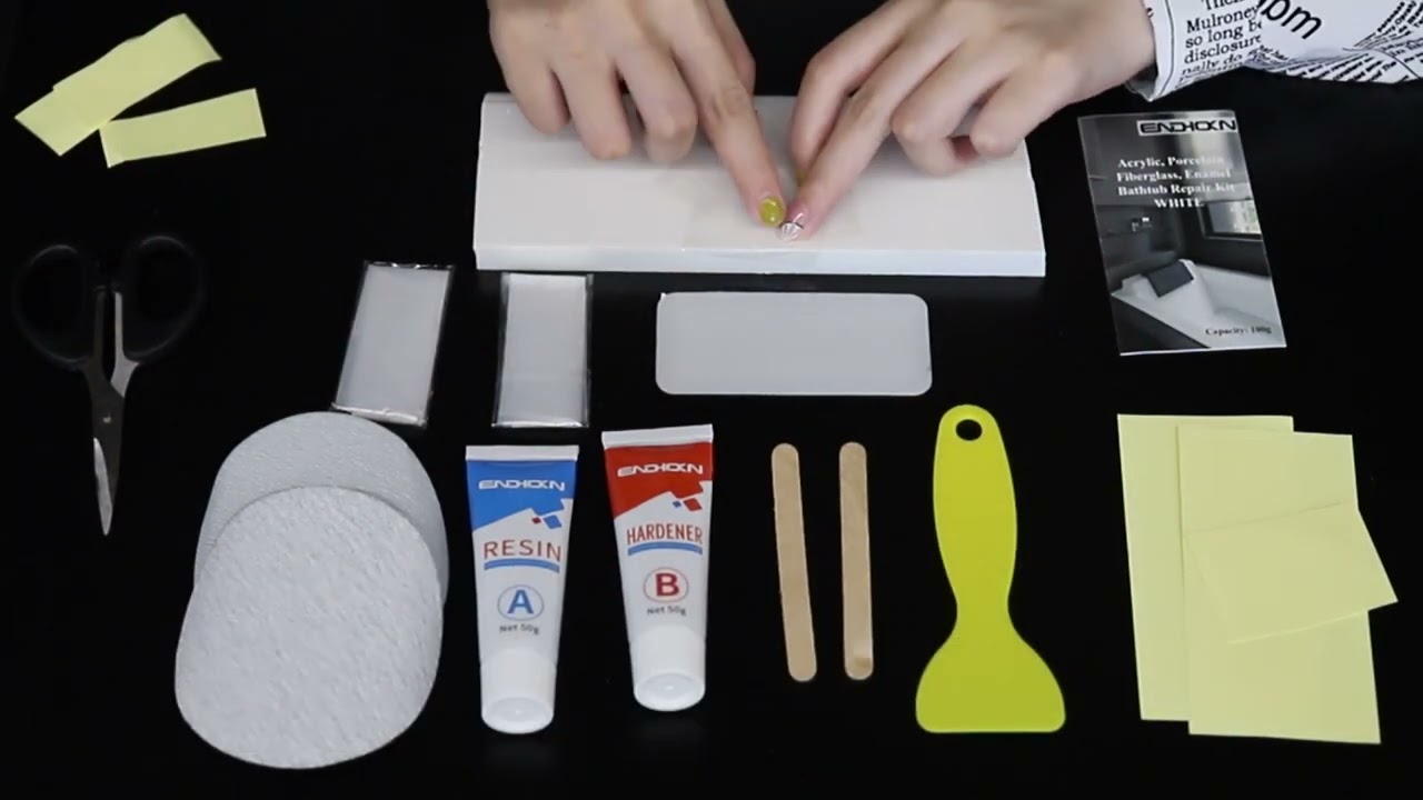 Bath Repair Kit White Endhokn 100g