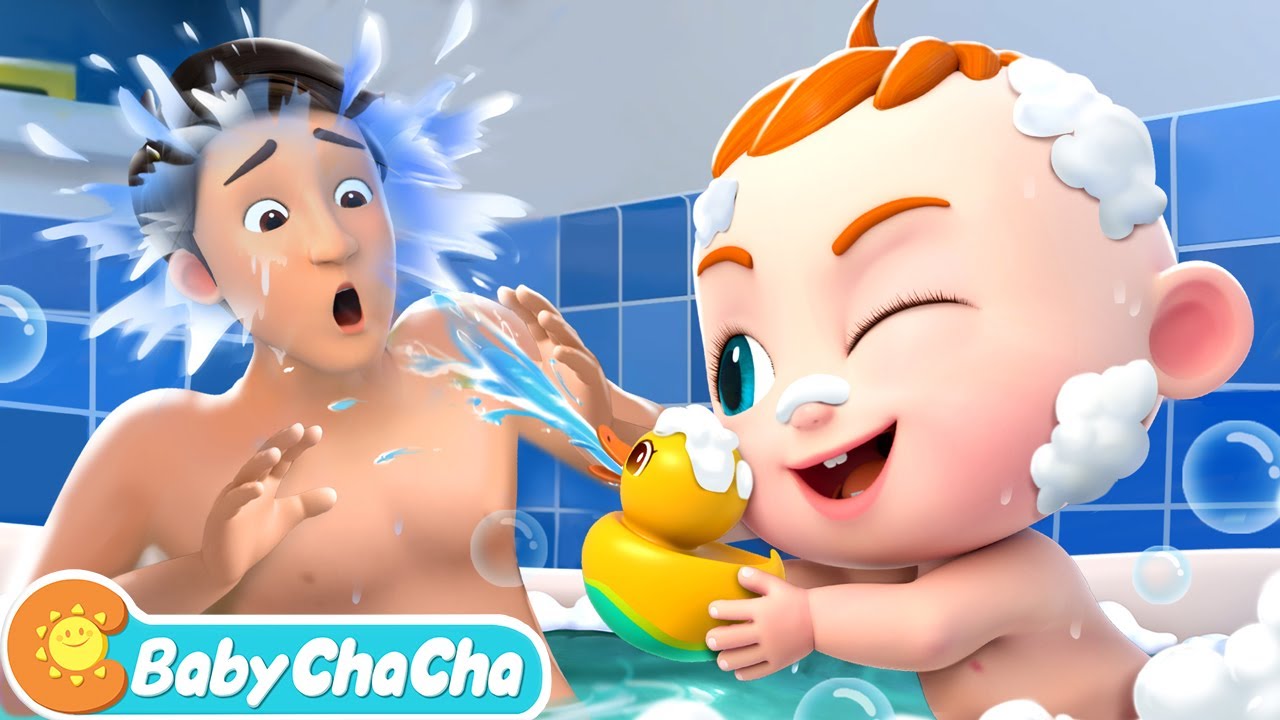 Bath Song | Let's Take a Bath | Fun Bath Time Song | Baby ChaCha Nursery Rhymes for Toddlers