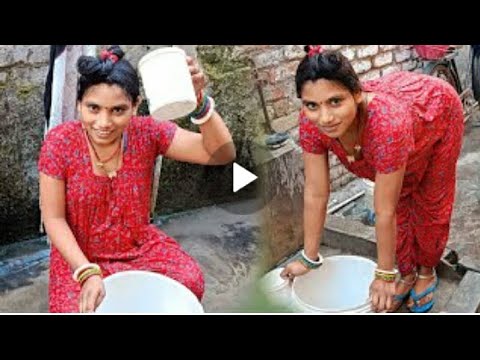 Bathing_vlog_today____Desi_house_wife_open_bath____full_watch_this_video____village boudi