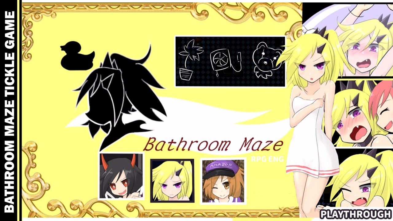 Bathroom Maze Tickle Puzzle Dungeon | Gameplay (ENG)